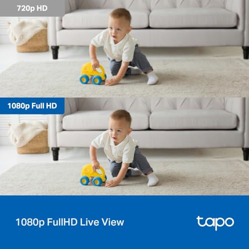 Tapo 1080p Pan/Tilt Indoor/Outdoor Security Camera, C207 HybridCam 360 - Image 5