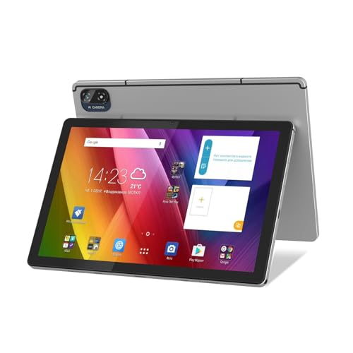 Image of Kinstone 10.1 inch Android Tablet - 8GB RAM 256GB ROM with 1TB Expand - Unisoc T616 Octa-Core - 1920x1200 FHD Display - 4G LTE Dual SIM - 2.4 /5G Dual-Band WiFi - 13MPRear Camera - 8000mAh Battery - Silver