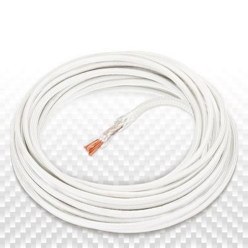 YeloDeer 10 AWG (10 FT) Mica High Temperature Wire, Mica Electrical Glass Fiber Heat Resistant Wire, -76-932 ℉, Suitable for High Temperature Places Such as Lamp Boiler Heater