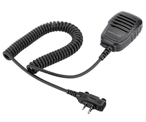 Compact Speaker Mic for Icom Radios IC-F1000 F2000 F3G F3000 F3100 F4G F43G F4000 F4100 Series, Replacement Microphone for HM-158LA, Reinforced Cable, Rugged Swivel Clip