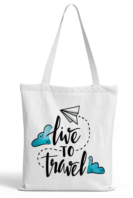 Women Extra Spacious Cotton Shopping/Grocery Bag, Multi-Purpose Bag, Canvas Bag With 15kgs Capacity Multicolor Tote Bag-image-46