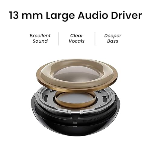 Image of iBlast Wired in-Ear Earphones with HD Mic, Black