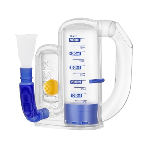 Breathing Exercise Device for Lungs Lung Exerciser Device Deep Steady Inhalation Practice