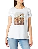 MUSTANG Damen Alina C Photoprint T-Shirt, Ballad Blue 5022, S