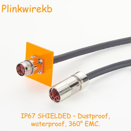 Conector híbrido M23 para datos y energía: evite interferencias en montaje de paneles 4