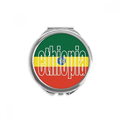 Miroir rond maquillage de poche éthiopie pour retouches voyage