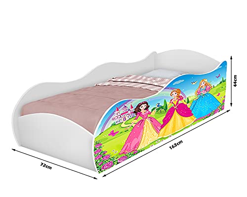 Cama Infantil New Meninas Cor:Princesa Encantada