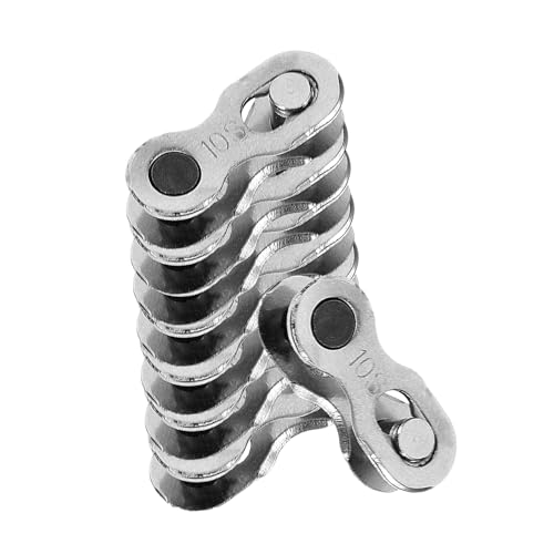 UKCOCO 8Pcs Road Bike Chain Linking Buckles Durable Chain Repair Links for Easy Connector Links for Cycling and Chain Joint Repair