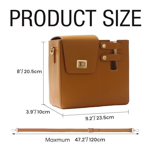 Image of Outdoor Portable Crossbody Water Cup Storage Bag, Shoulder Bag with Sports Water Bottle Holder for Stanley Cup Purse