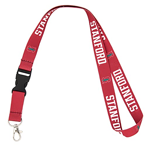 Desert Cactus Stanford University Lanyard Cardinal Car Keys ID Badge Holder Keychain Detachable Breakaway Snap Buckle (Red)
