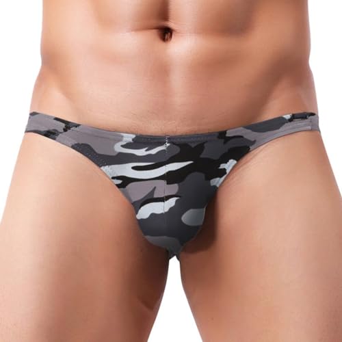 Men's Briefs Camouflage Sexy Bikini Underwear U-Convex Soft Comfortable for Daily Wear2