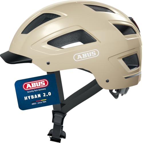 ABUS Unisex, Fahrradhelm, Beige (Cannoli Cream), M (52-58 cm)