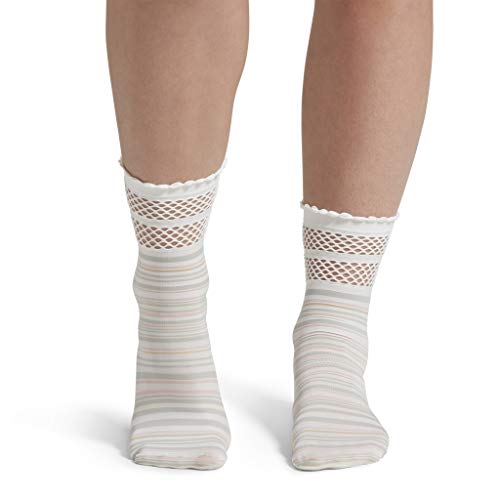 Image of HUE womens Fashion Shortie Anklet Socks, Assorted