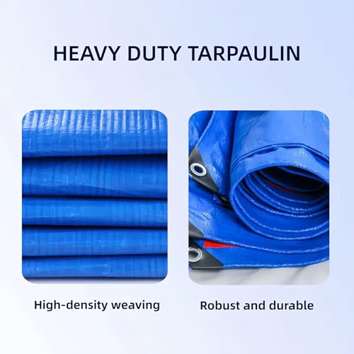 Lona de protección impermeable multiusos para funda protectora azul 8
