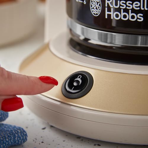 Russell Hobbs Filterkaffeemaschine Brontë, 1,25 l, 10 Tassen, Steingrau – Ansicht 4