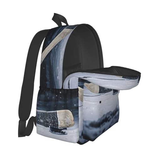 Sac à dos d'école décontracté pour les cours et trajets - 5