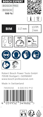 Bosch 25x Lame de scie sauteuse EXPERT Hardwood 2-side clean T308BFP