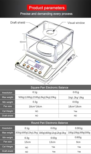 Báscula digital de precisión 0.01g 0.1g 3100g 0.001 miniatura 7