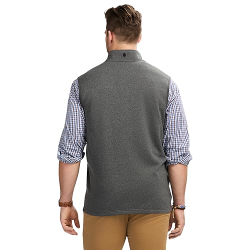 IZOD Men's Big and Tall Advantage Performance Full Zip Sweater Fleece Vest4