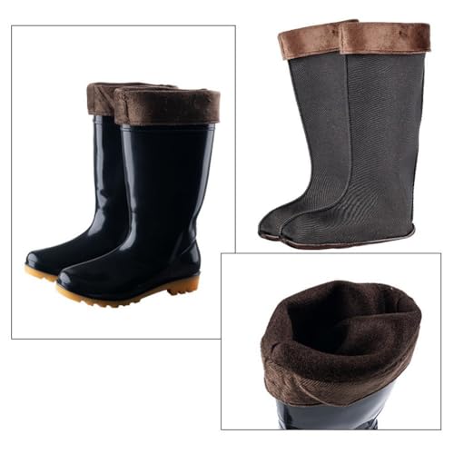 1 Pair Rain Boots Liners Thermal Shoe Liners Winter Boot Inserts Shoes Inner Covers for Outdoor Hiking Accessories2