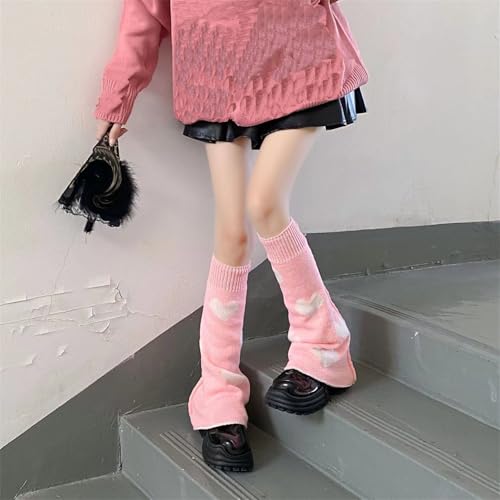 HeiBai Xiong Goth Leg Warmers for Women Cute Rave Punk Y2k Harajuku Japanese2