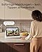 eufy Smart Display, Smart Home Hub, 8" Bedienfeld, kompatibel mit eufy Sicherheitsgeräten, 4 Ansichten auf 1 Display, Meldungen in Echtzeit, Tagesberichte, kein ABO, 1-klick-Steuerung