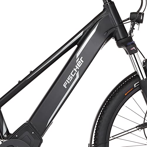 Fischer Terra 5.0i Elektrische fiets voor dames en heren, RH 44 cm, middenmotor 50 Nm, 36 V accu in frame, mat zwart, 27… - Afbeelding 6