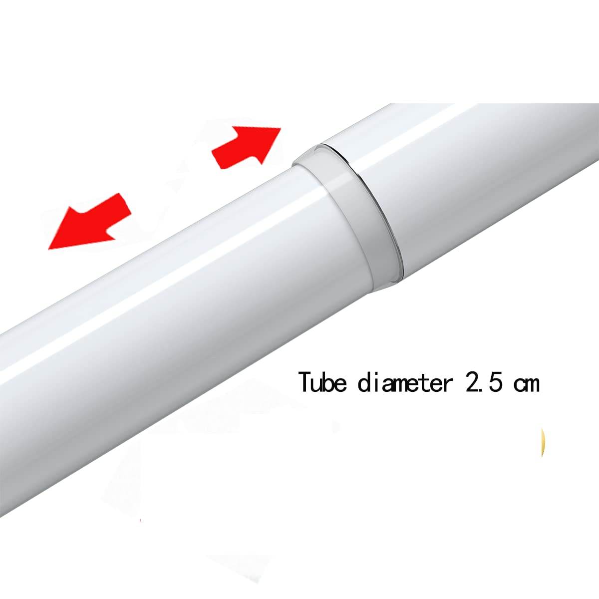 Barra de secado ajustable sin perforaciones, barra telescópica multifuncional para cortina de ducha y estante de secado, gris (120-200 cm) para una fácil instalación y solución de ahorro de espacio.