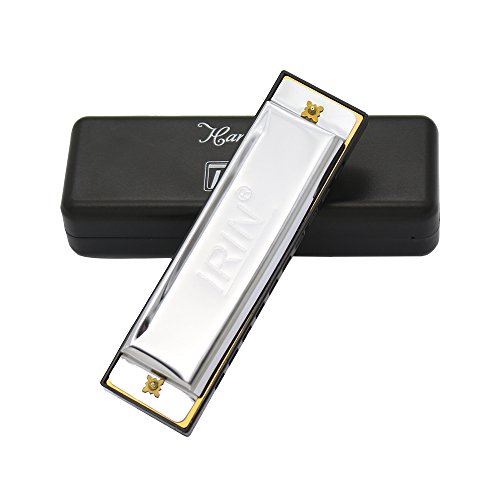 JIKALS Key of c Diatonic Harmonica en Acier Inoxydable 10 Trou de la corba jiangzhongpeng - Les Beatles, Paul McCartney, John Lennon, RIngo Starr, George Harrison JIKALS Key of c Diatonic Harmonica en Acier Inoxydable 10 Trou de la corba jiangzhongpeng – Image 3