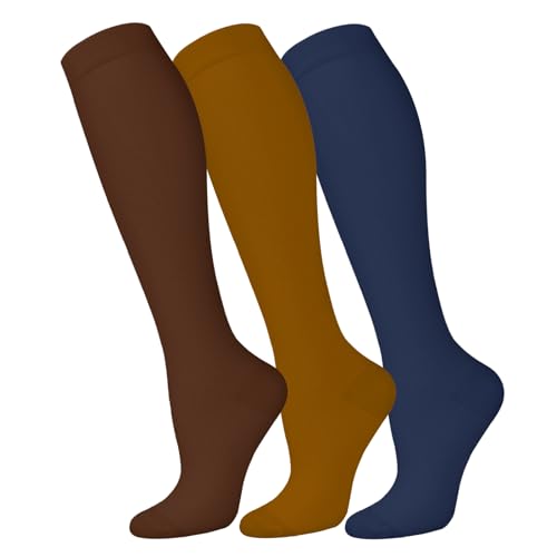 Image of FuelMeFoot 3 Pack Copper Compression Socks - Compression Socks Women & Men Circulation - Best for Medical,Running,Athletic