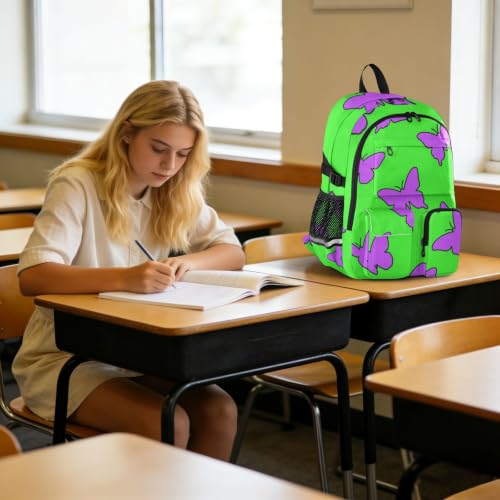 Mochila de viaje grande ergonómica que alivia el peso escolar en niñas 6