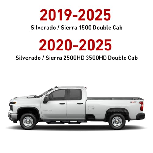 Barras laterales plegables para Chevy Silverado 2019-2024 miniatura 2