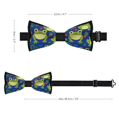 Men's & Boys Elegant Bow Tie - Adjustable Neck Band for Formal Events2