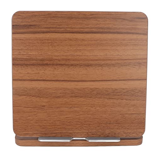 Soporte ergonómico de madera para laptop con estructura de aluminio miniatura 2