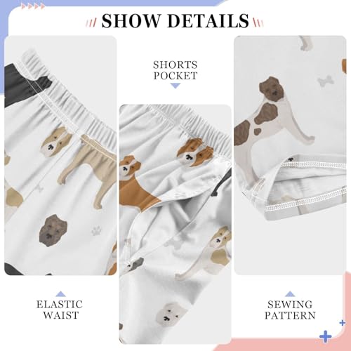 Boys' Pants Central Asian Shepherd Dogs Long Bottoms Jogger Pants Elastic Waist Trousers with Pockets S-XL4