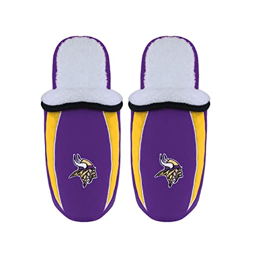 Image of FOCO NFL Mens Football Team Logo Moccasin Slippers Shoes