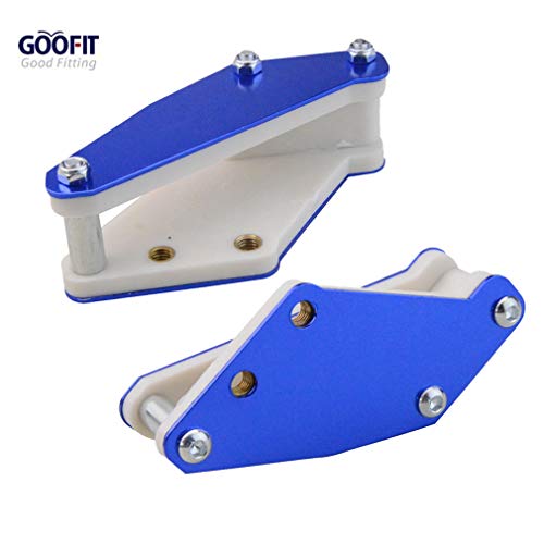 GOOFIT blue Placstic Chain Guide Sprocket Guard Protector For XR CRF 50 70 110 125 140 150 160cc Dirt Pit Bike