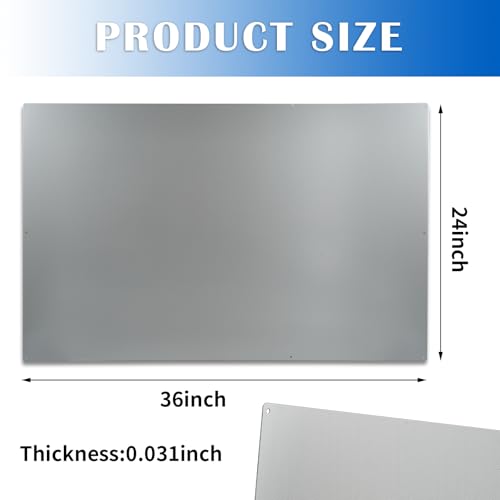 Metsheerols BOARD-003 Magnetic Board Silver Magnet Bulletin Boards thumb #1
