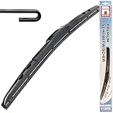 RECAMBO Hybrid Scheibenwischer Set vorne passend für Peugeot 107 | BJ 2005-2014 - 650mm (26') - Hybrid Wischer Set für Frontscheibe - DualTech