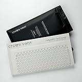 CROWN VENT Magnetic Register Cover (Size 4) | with Electrostatic Filter - Simple, Clean, Decorative Cover Designed to fit Over Your existing Ceiling and Wall Registers & Vents. No Tools Required.