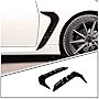 CHEAYAR Car Front Fender Side Air Flow Fender Vent Cover Trim Compatible for Subaru BRZ Scion FR-S Toyota GT86 Fender Side Vents Mesh ABS Sticker Hole Shark Grille 2022 Year (Glossy Black Style)