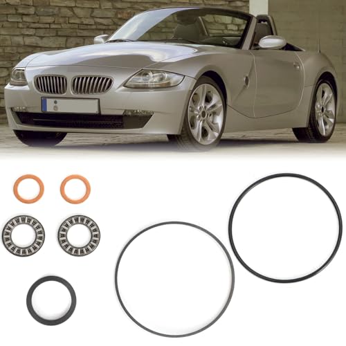 MOTOQUEEN Single VANOS Seal Repair Kit with Anti-Rattle Piston Bushing & Bearings, for BMW 3 5 7 Z3 Z4 X3 X5, Replacement for Part no 11361748819, 11361748818, 11311748818,32411093596