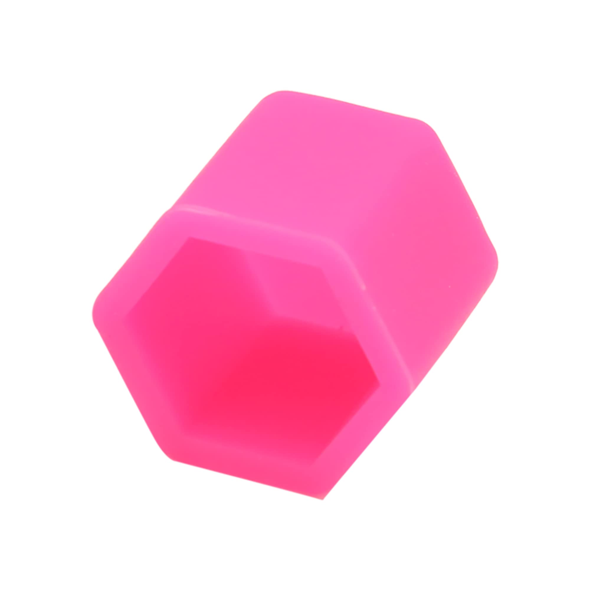 Sourcingmap® 20PCS 17 mm rosa luminoso auto mozzo ruota Lug dado bullone vite copertura tappo protettivo