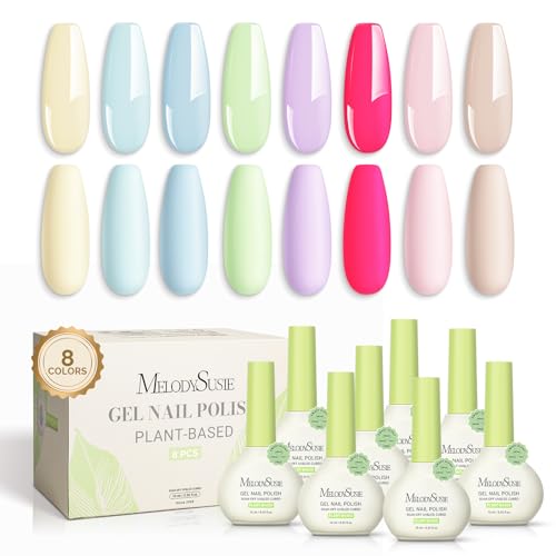 MelodySusie Plant Based Gel Nail Polish Set