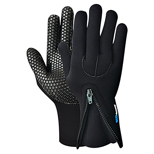 H2ODYSSEY UltraZip Five Finger Glove - Diving, Swimming and Surfing - Five Finger Water Glove for Men and Women (Medium)