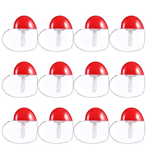 upain 30Pcs Empty Lip Gloss Tube Heart Shape Balm Tubes Mini Plastic Lip Gloss Tube Refillable DIY Cosmetic Containers Bottles for Lipstick Samples