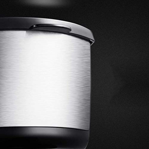 Cafetera programable de Acero Negro/Acero Inoxidable, máquina de café Home Automática Automática Mini BOT Tipo de Goteo… - Imagen 5