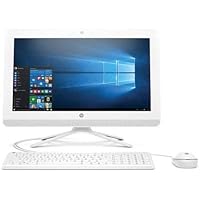 2018 HP All-in-One 19.5" HD+ Display High Performance Desktop PC, Intel Celeron J3060 Processor 4GB Memory 500GB Hard Drive DVD Drive Wired Keyboard + Mouse Windows 10 Home - Snow White