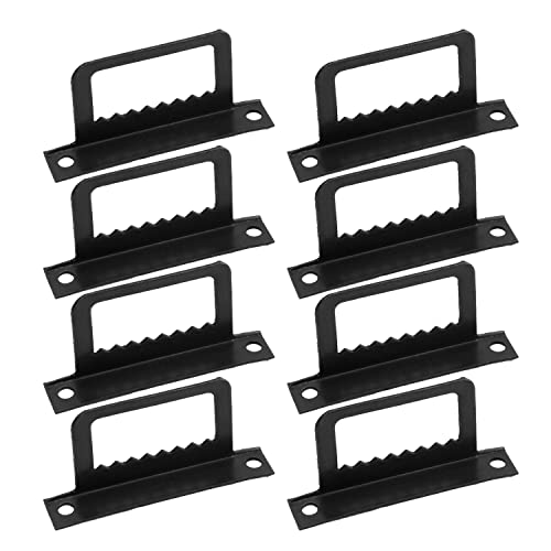 Image of MroMax 30PCS Sawtooth Picture Hangers Iron Picture Hangers 1.69 inch x 0.31 inch Double Hole Picture Frames Hangers for Hanging Clock Paintings Artwork Picture Frame Hook Photos Black
