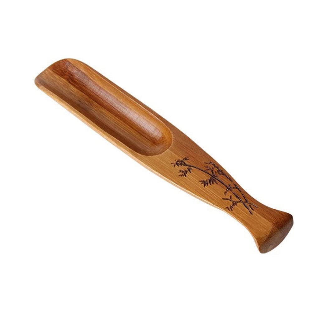 OSALADI Loose Leaf Tea Scoops Tea Leaf Shovel Salt Scoop Matcha Tea Honey Washing Matcha Tea Accessories Tea Leaf Scooper Bamboo Tableware Matcha Scoop Sugar Vanilla Wooden Cup